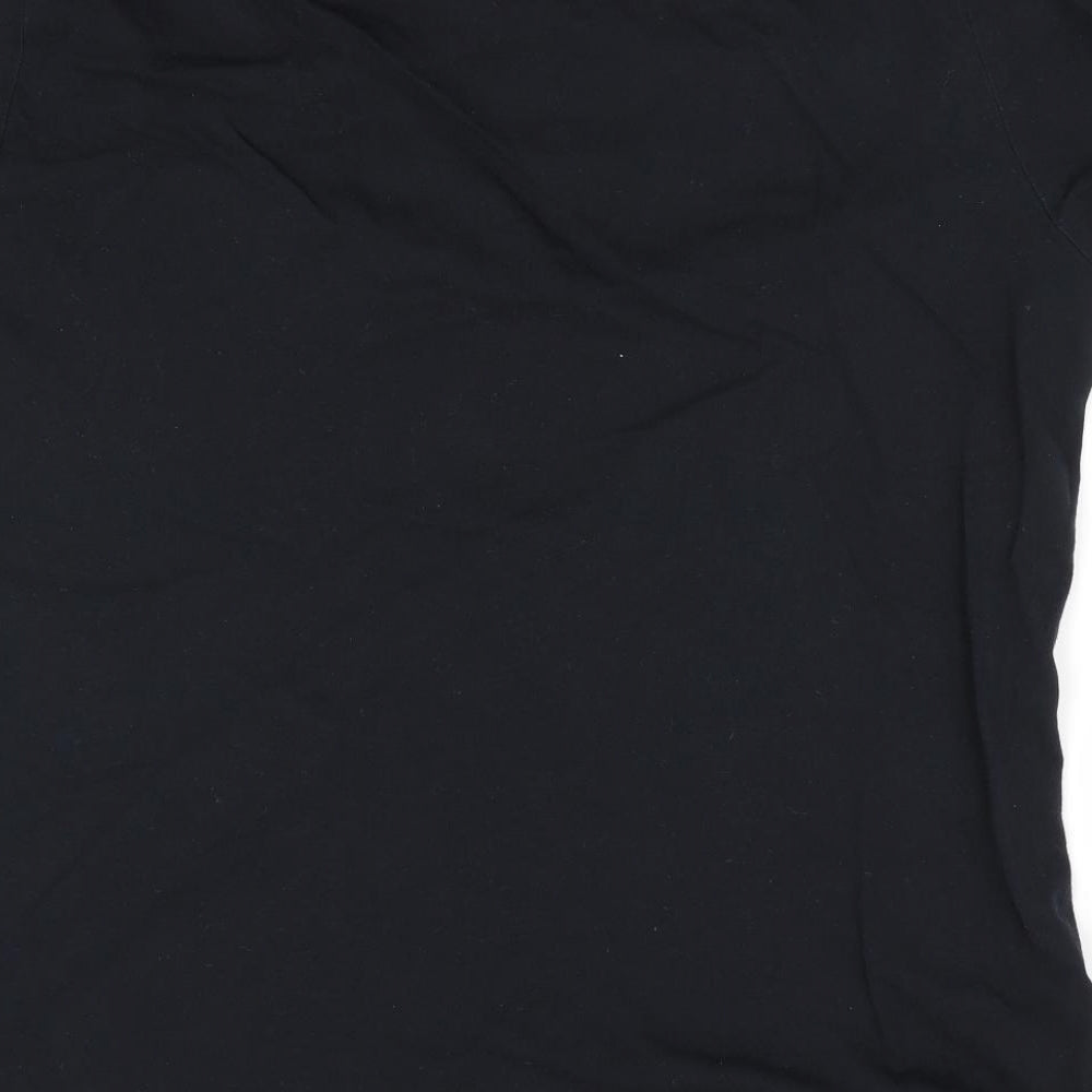 George Womens Black   Basic T-Shirt Size 14
