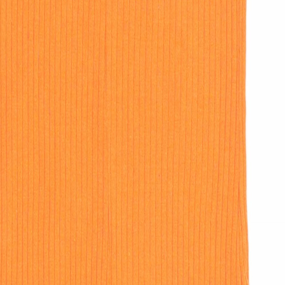 Zara Womens Orange   Slip Dress  Size 10