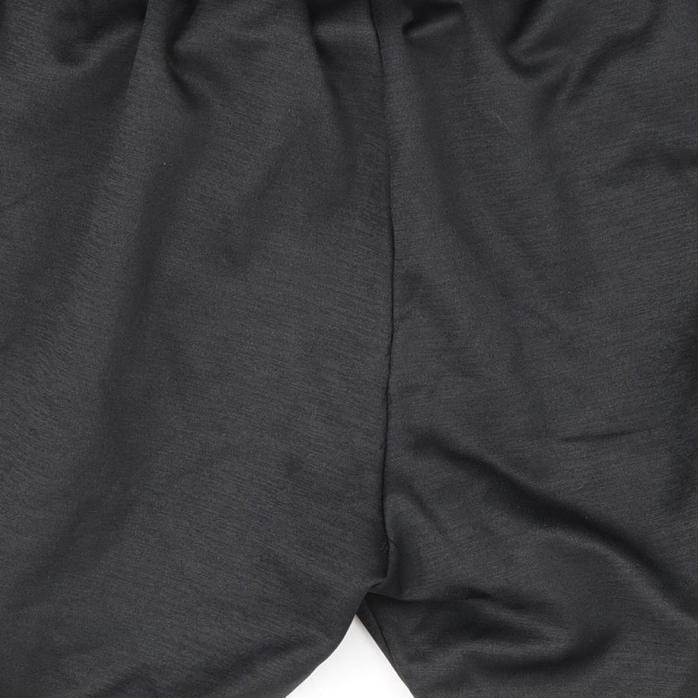Souluxe Mens Black   Sweat Shorts Size L