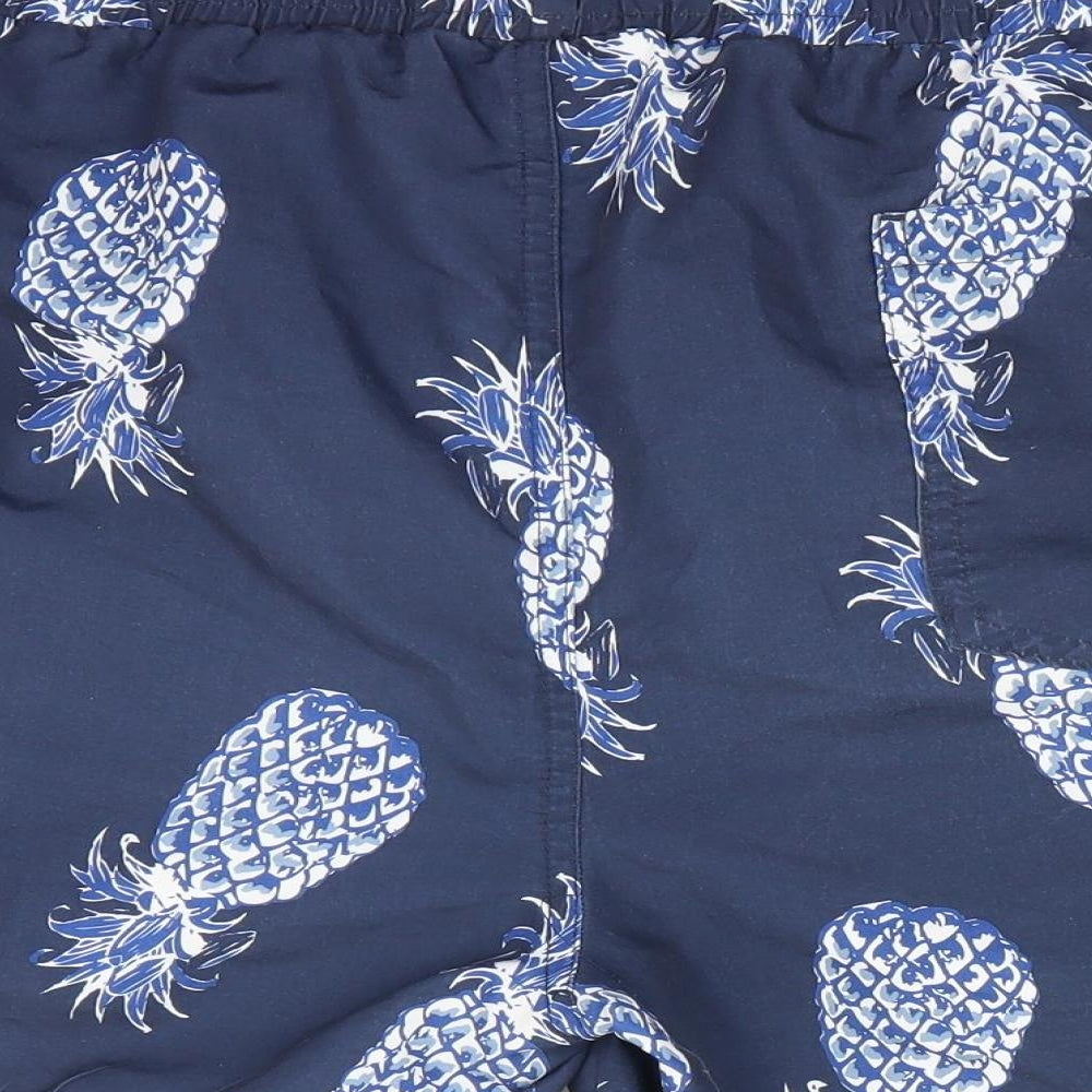 Cedar Wood State Mens Black Floral  Bermuda Shorts Size L - swim shorts pineapple print
