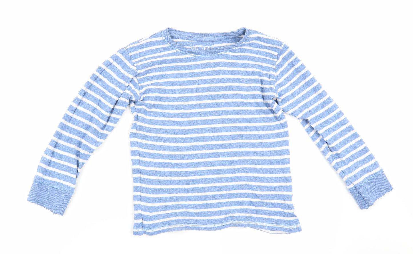 NEXT Boys Blue Striped   Pyjama Top Size 6-7 Years