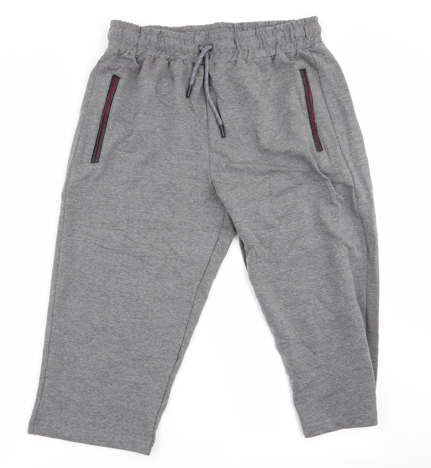 BLL Mens Grey   Cropped Trousers Size L L18 in