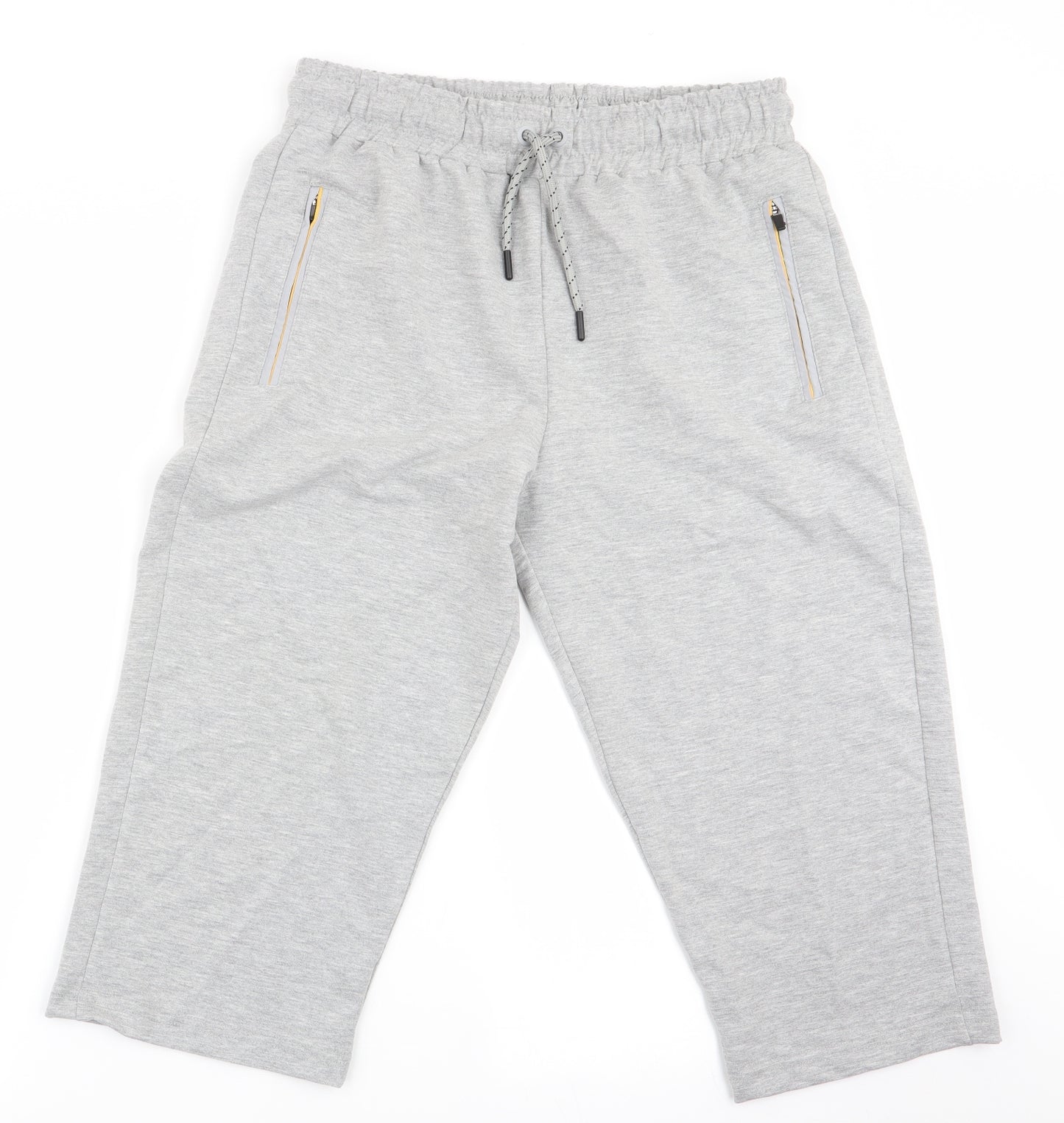 BLL Mens Grey   Cropped Trousers Size L L18 in