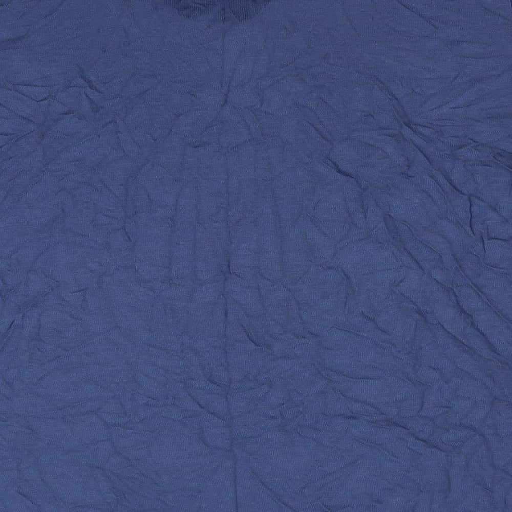LC Waikiki Womens Blue   Tunic Blouse Size 2XL  - neck tie detail