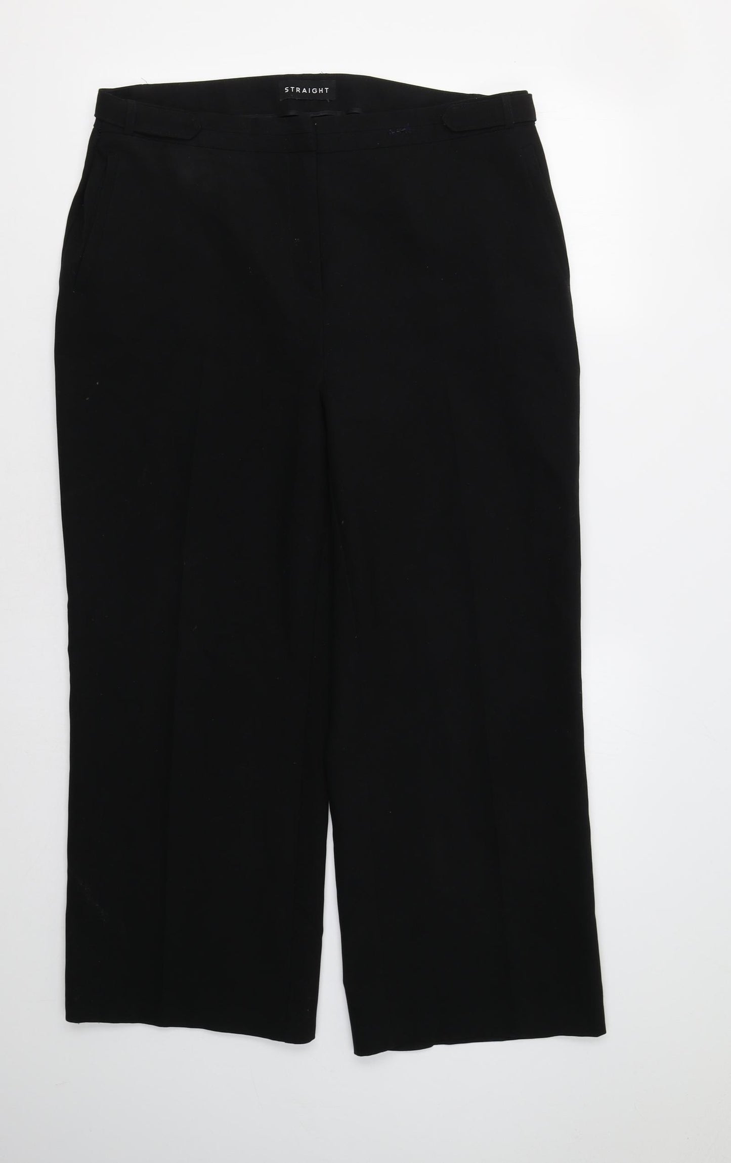 Peacocs Womens Black   Dress Pants Trousers Size 18 L27 in
