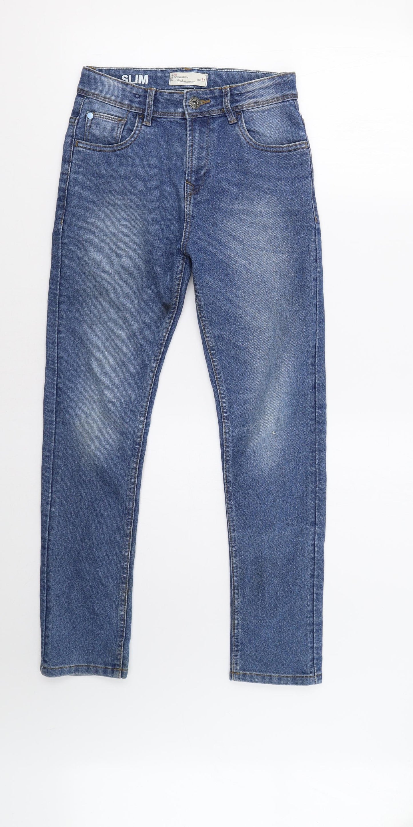 Matalan Girls Blue   Skinny Jeans Size 11 Years