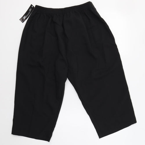 Bodywise Womens Black   Chino Shorts Size 20