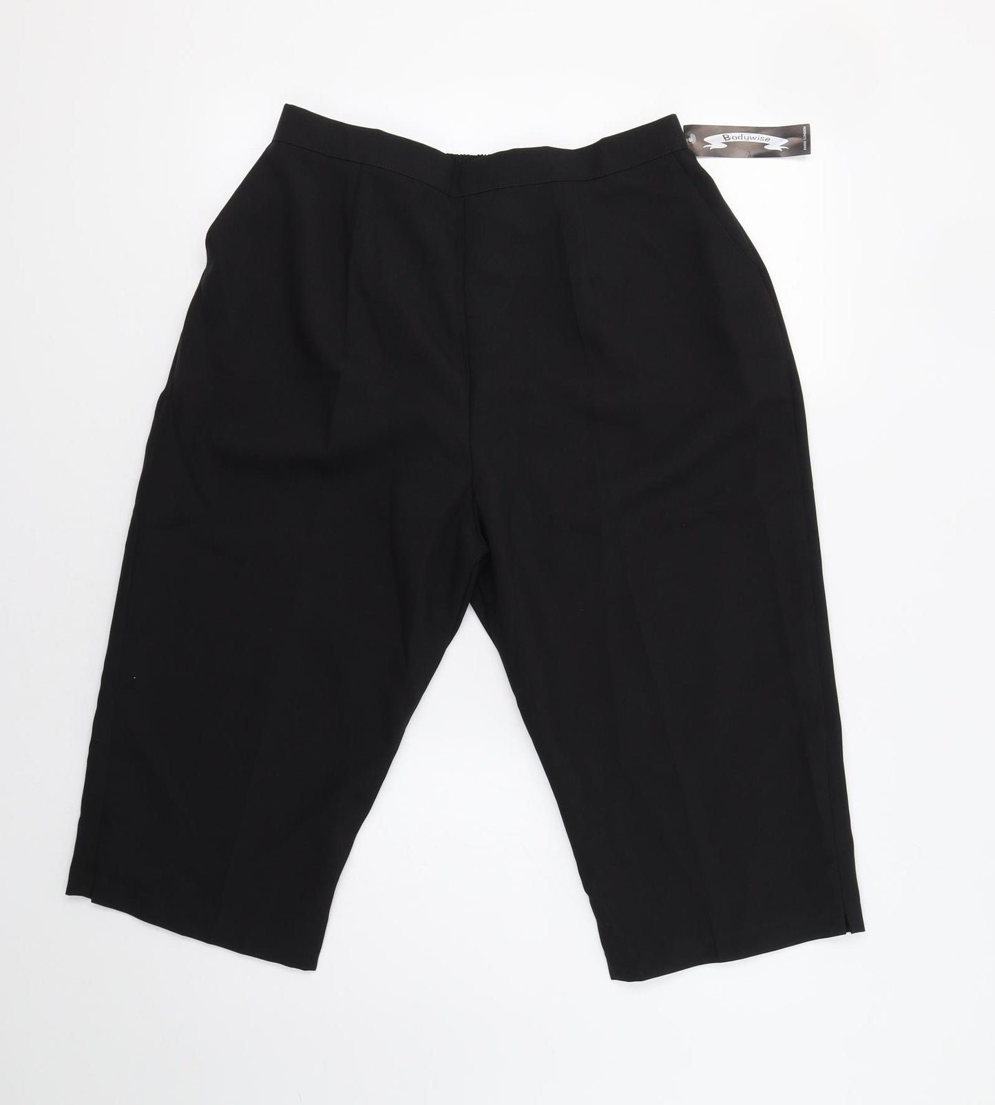 Bodywise Womens Black   Chino Shorts Size 20