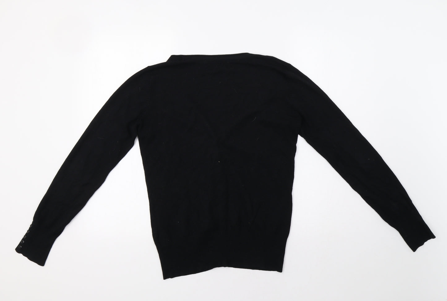 M&Co Womens Black   Cardigan Jumper Size 12