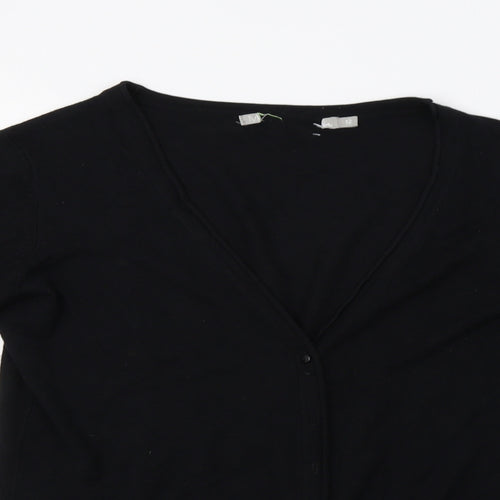 M&Co Womens Black   Cardigan Jumper Size 12