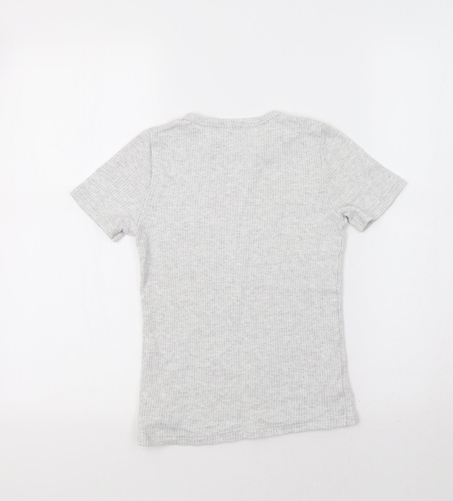 F&F Girls Grey   Basic T-Shirt Size 9-10 Years