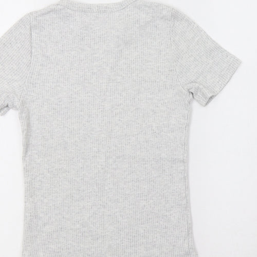 F&F Girls Grey   Basic T-Shirt Size 9-10 Years
