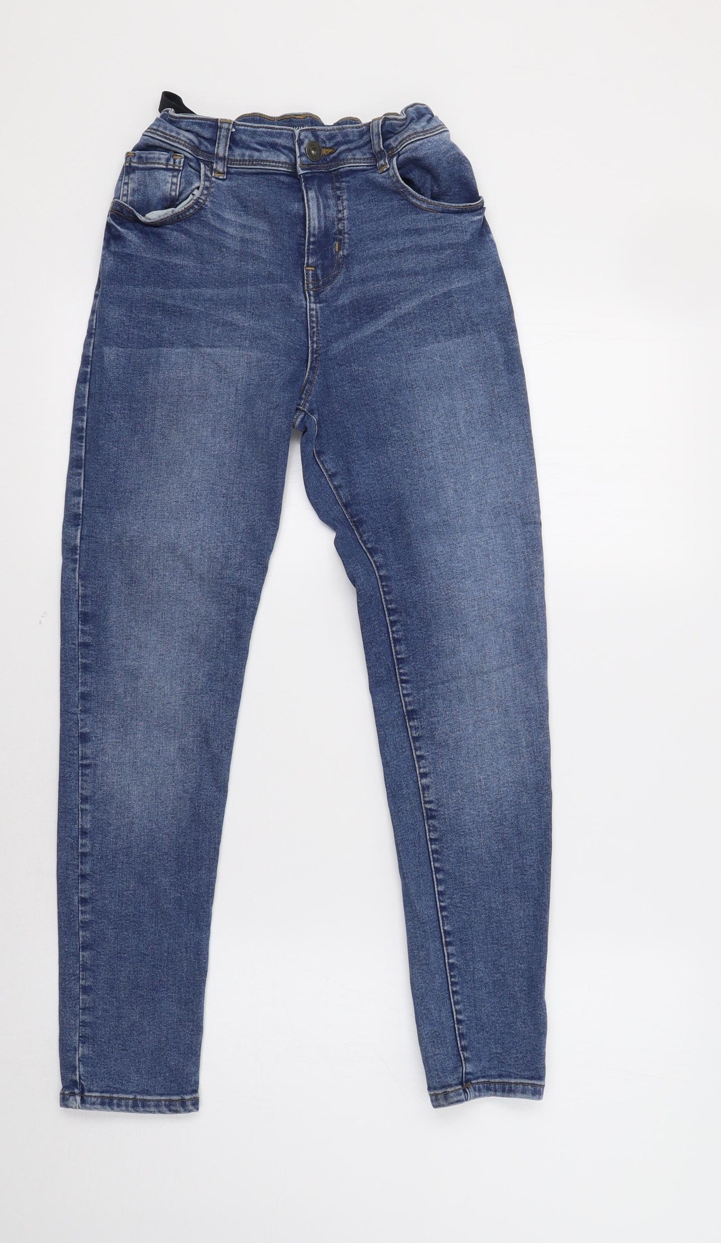 Preworn Girls Blue   Skinny Jeans Size 10-11 Years