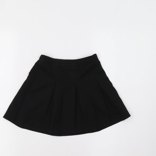 George Girls Black   Flare Skirt Size 3-4 Years