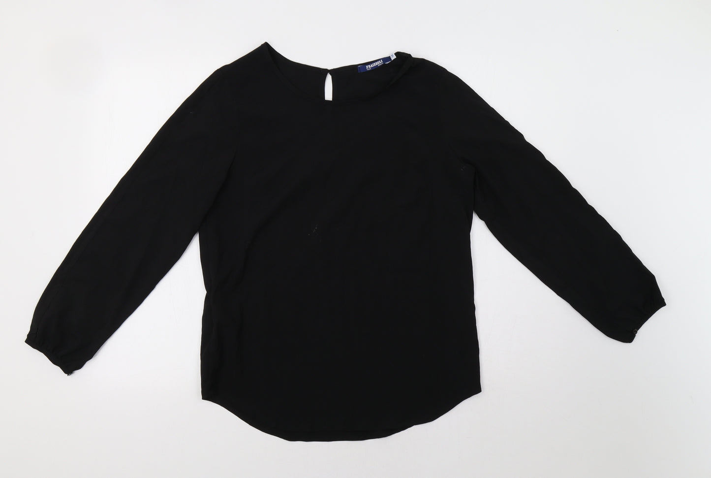 Fraizolli Womens Black   Basic Blouse Size 12