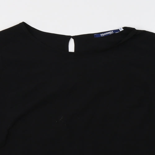 Fraizolli Womens Black   Basic Blouse Size 12