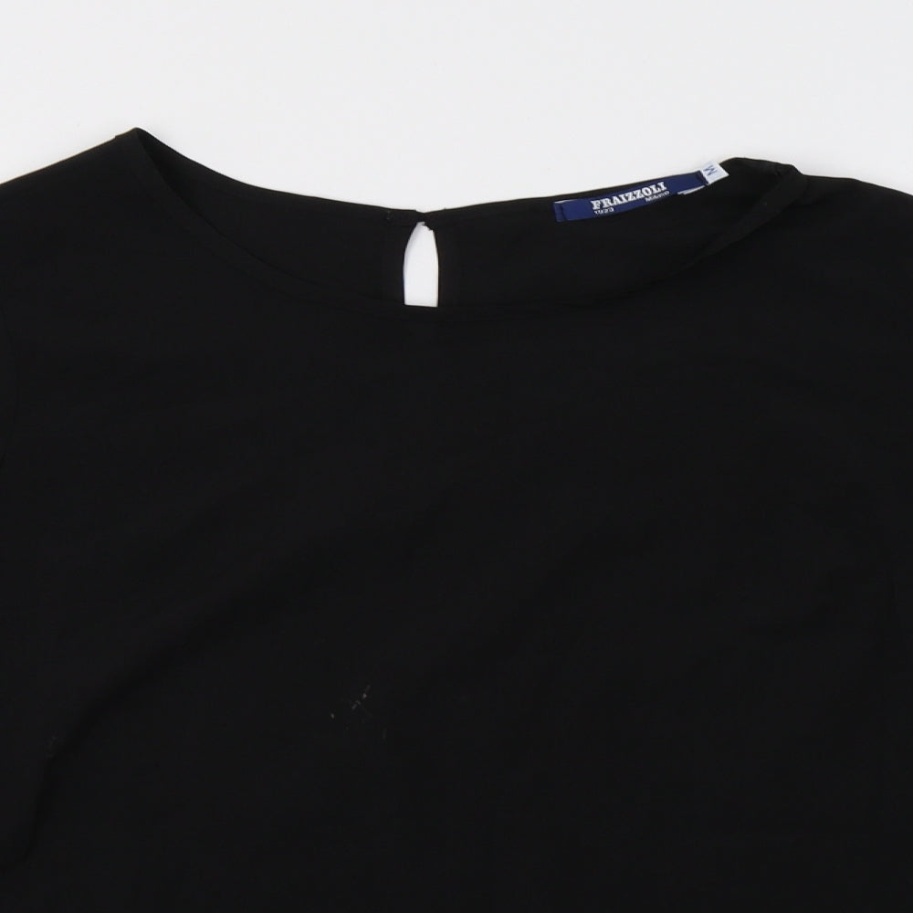 Fraizolli Womens Black   Basic Blouse Size 12