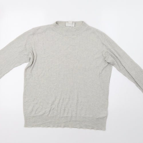 Monki Womens Grey   Pullover Jumper Size L