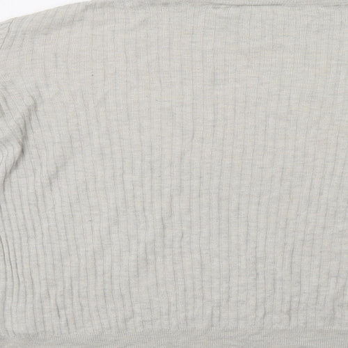 Monki Womens Grey   Pullover Jumper Size L