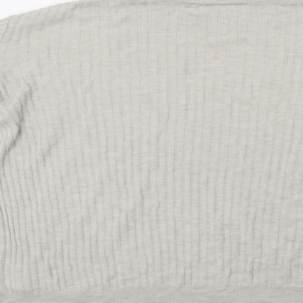 Monki Womens Grey   Pullover Jumper Size L