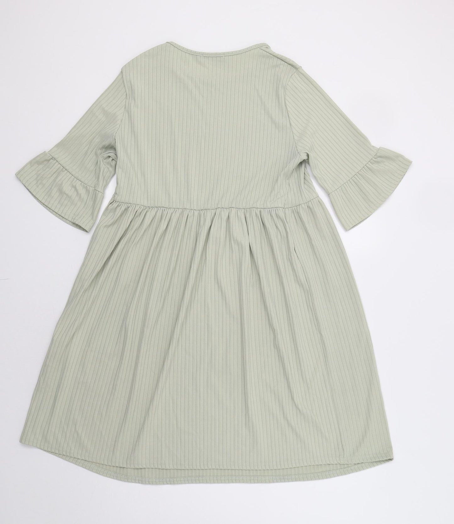 Boohoo Womens Green   Fit & Flare  Size 16
