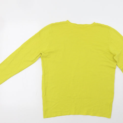 Vida Vi Womens Yellow   Pullover Jumper Size L