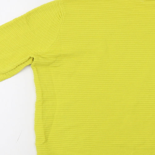 Vida Vi Womens Yellow   Pullover Jumper Size L