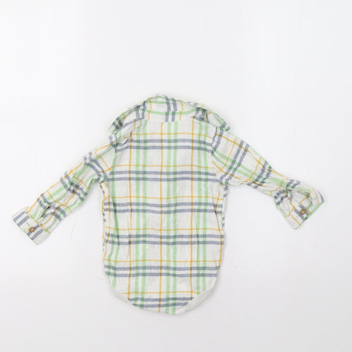 TU Baby Green Check  Romper One-Piece Size 6-9 Months