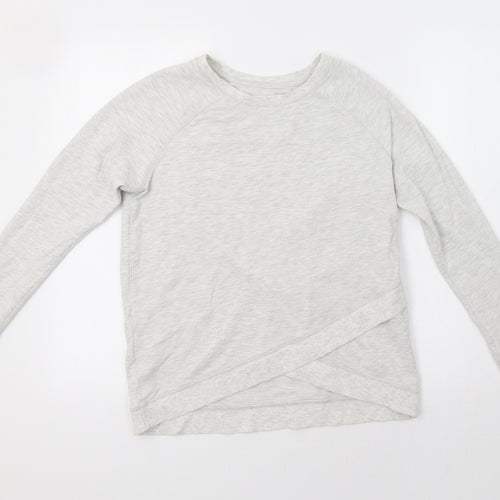Souluxe Womens Grey   Pullover Sweatshirt Size S