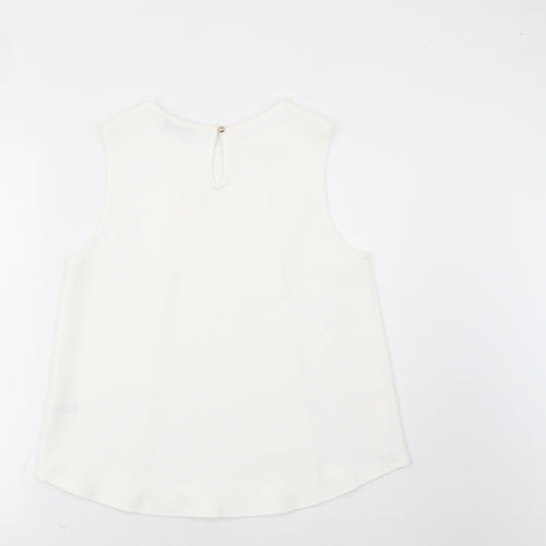 Papaya Womens White   Basic Tank Size 12