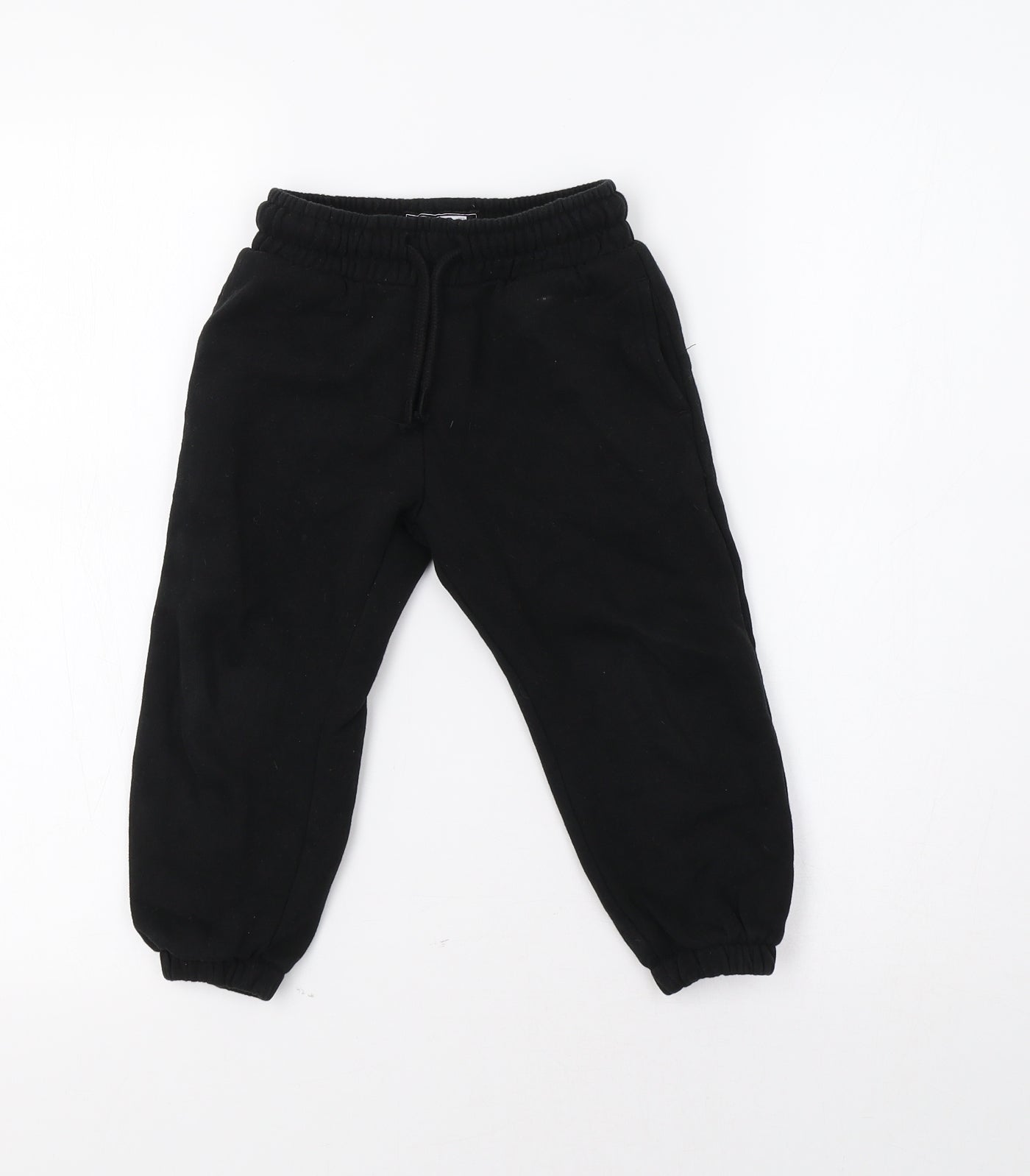 NEXT Boys Black   Jogger Trousers Size 2-3 Years