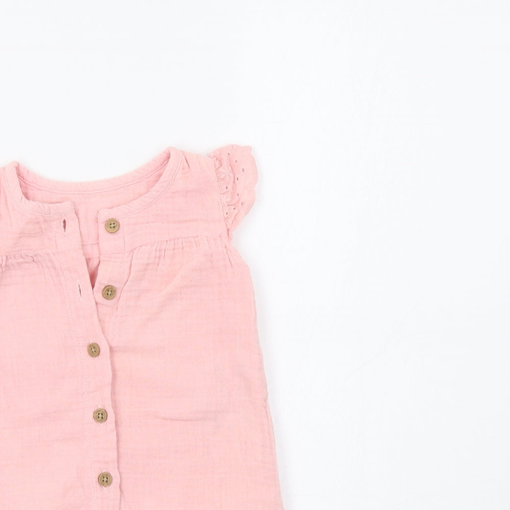 M&S Baby Pink   Leotard One-Piece Size 0-3 Months