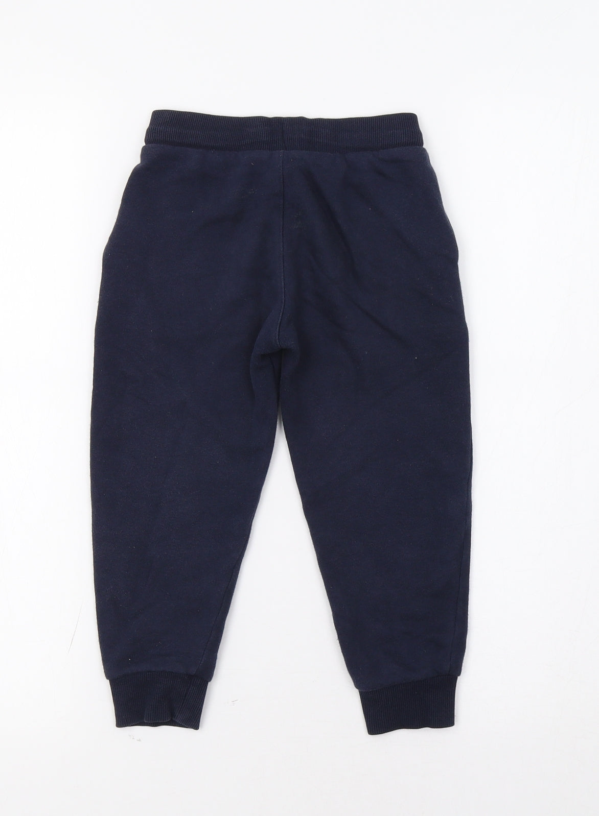 M&S Boys Blue   Jogger Trousers Size 3-4 Years