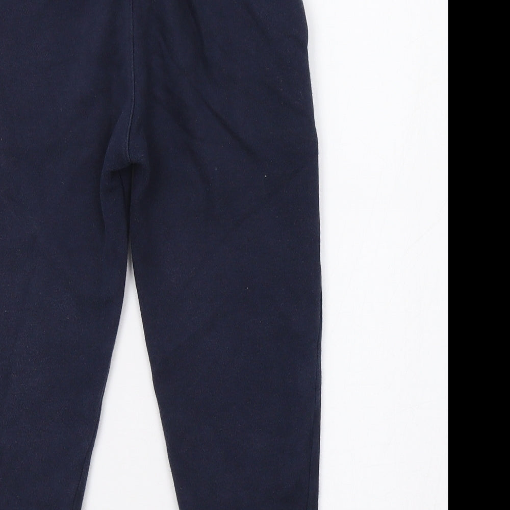 M&S Boys Blue   Jogger Trousers Size 3-4 Years