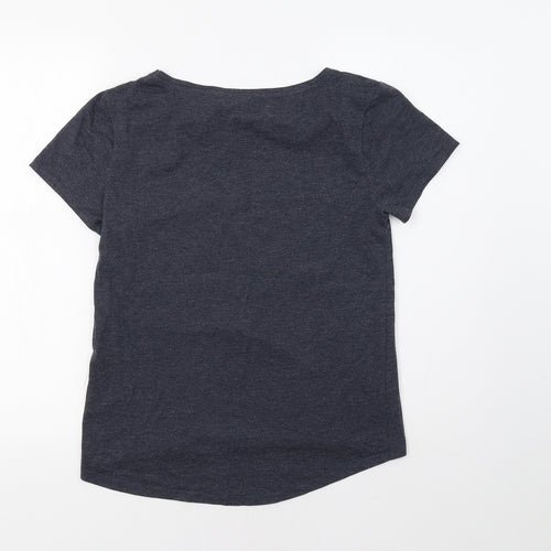 NEXT Womens Grey   Basic T-Shirt Size XS  - Pocket
