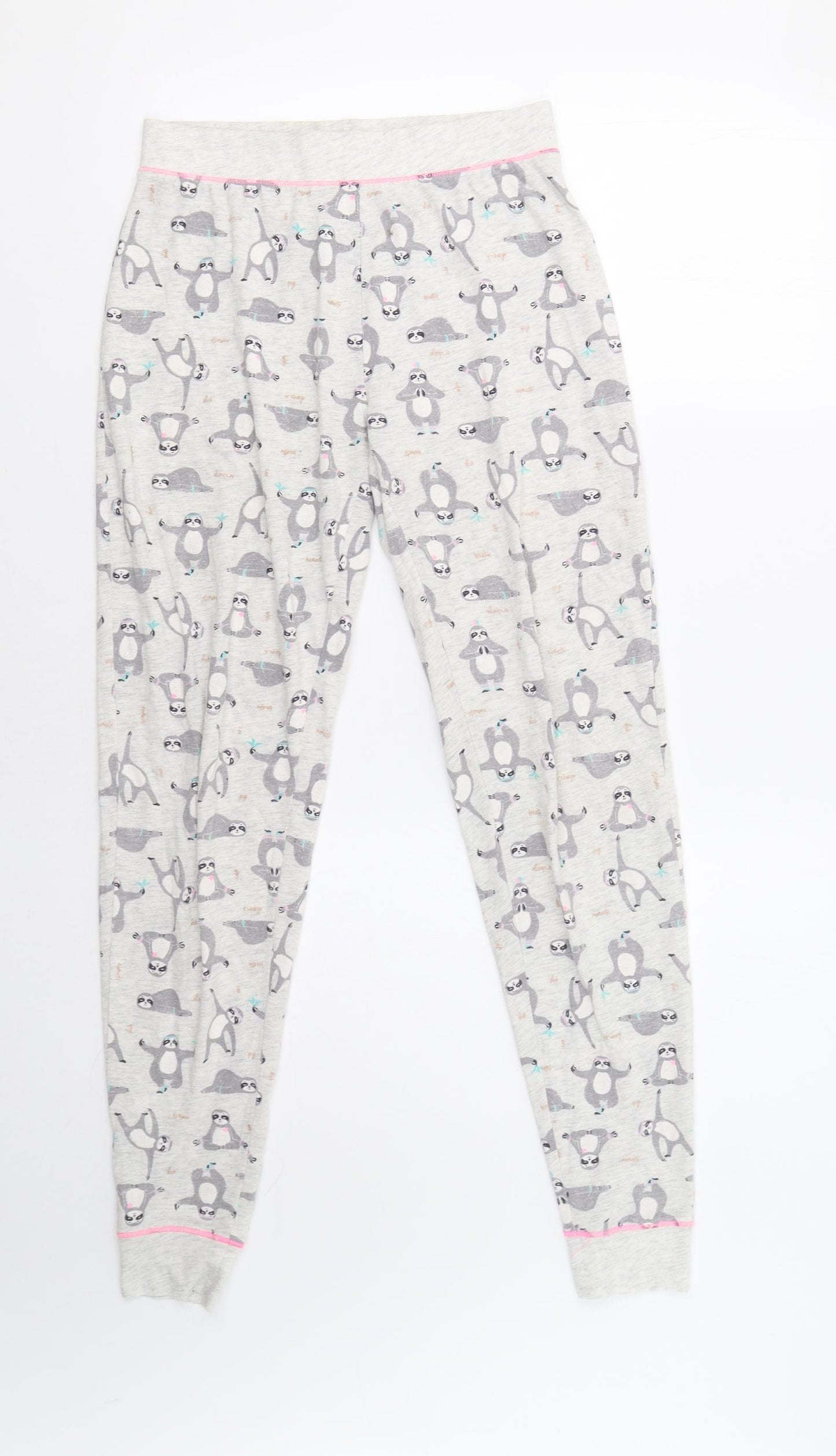George Womens Grey    Pyjama Pants Size 6  - Racoon Print