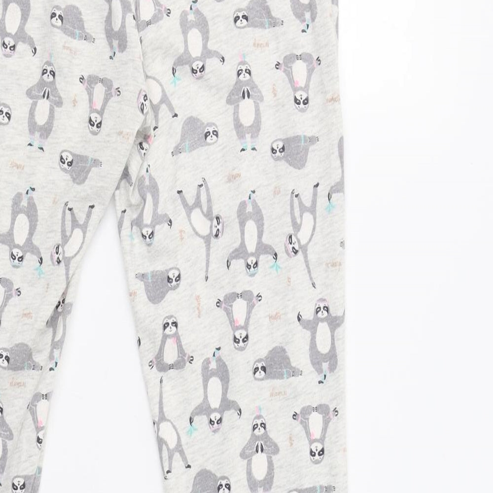 George Womens Grey    Pyjama Pants Size 6  - Racoon Print