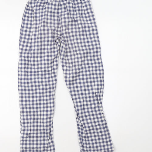 NEXT Girls Blue Check   Pyjama Pants Size 11 Years