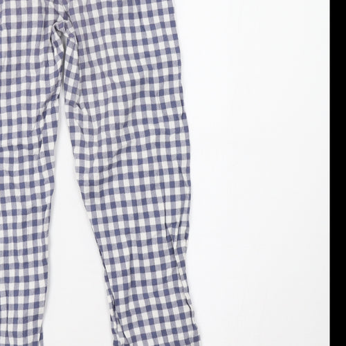 NEXT Girls Blue Check   Pyjama Pants Size 11 Years