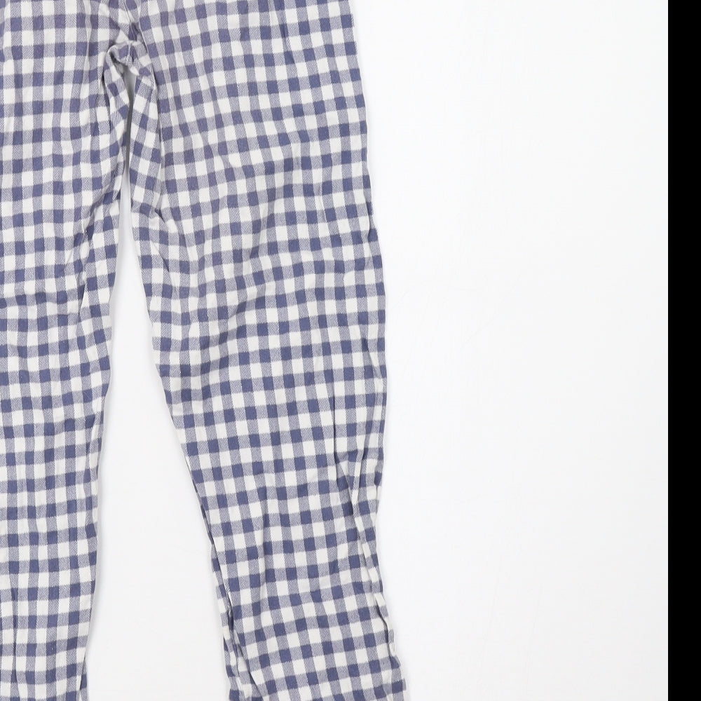 NEXT Girls Blue Check   Pyjama Pants Size 11 Years