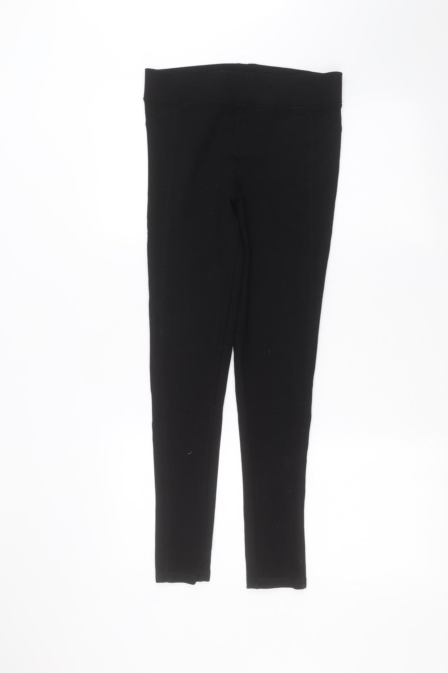 Topshop Womens Black   Jogger Leggings Size 12 L25 in
