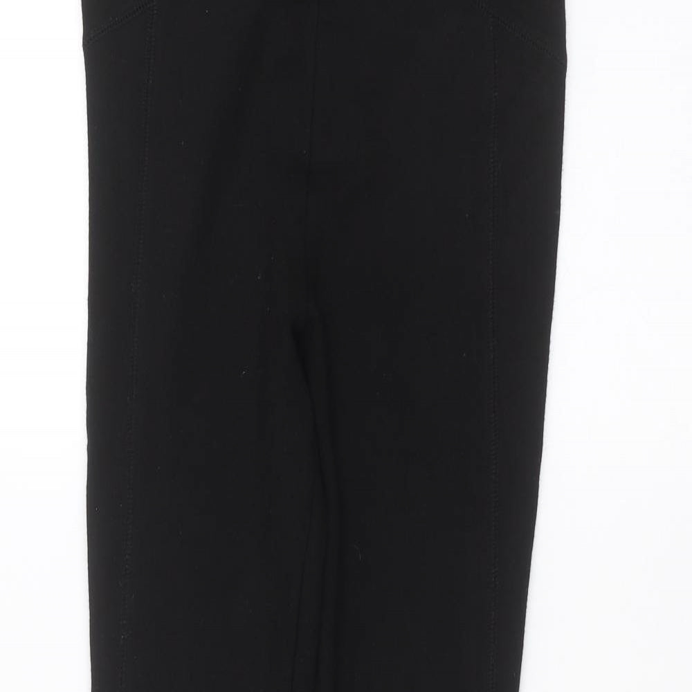 Topshop Womens Black   Jogger Leggings Size 12 L25 in