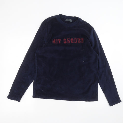 Primark Womens Blue   Pullover Jumper Size S