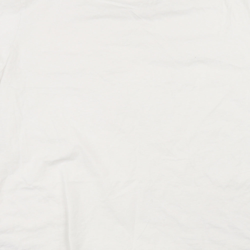 NEXT Mens White    T-Shirt Size L