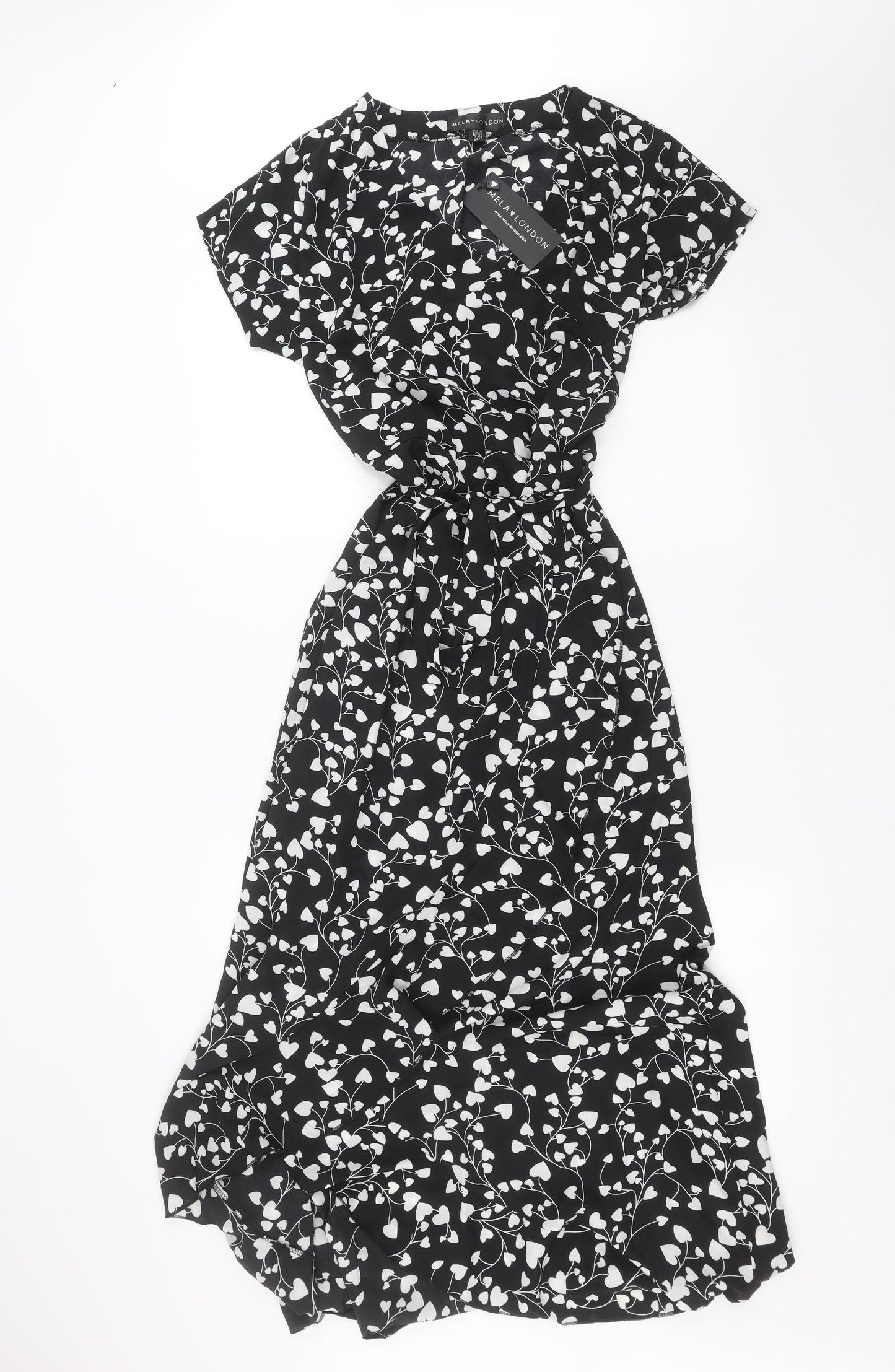 Mela London Womens Black   A-Line  Size 16