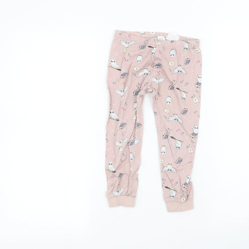 H&M Girls Pink   Sweatpants Trousers Size 3-4 Years