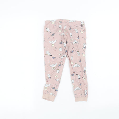 H&M Girls Pink   Sweatpants Trousers Size 3-4 Years