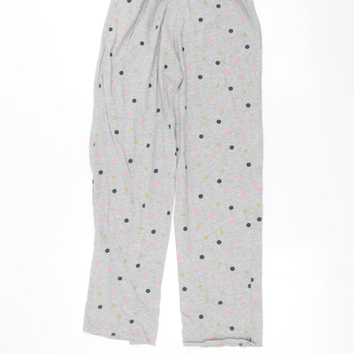 Marks and Spencer Womens Grey Polka Dot  Sweatpants Trousers Size S L25 in