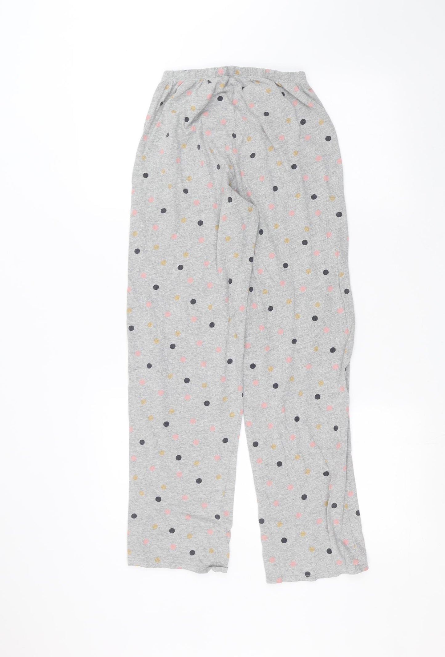 Marks and Spencer Womens Grey Polka Dot  Sweatpants Trousers Size S L25 in