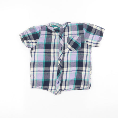 TU Boys Purple   Basic Button-Up Size 5-6 Years